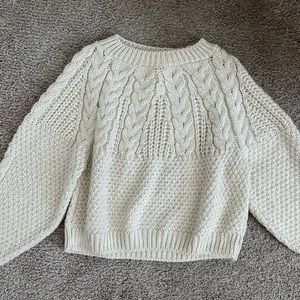 Topshop Nordstrom NWT Knit Cropped Sweater S